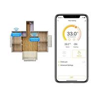 Termostato Tuya Smart Home, riscaldamento elettrico a pavimento, caldaia a gas, WiFi, telecomando, compatibile con Google, accessori(Electric Heat.Black)