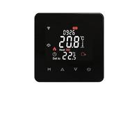Termostato Tuya Smart Home, riscaldamento elettrico a pavimento, caldaia a gas, WiFi, telecomando, compatibile con Google, accessori(Water Heating.Black)