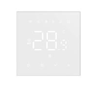 Termostato Tuya Smart Home Riscaldamento elettrico Caldaia a gas a pavimento caldo Regolatore di temperatura LED digitale(3A Gas Boiler-White)