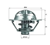MAHLE ORIGINAL TX 118 82D Termostato motore