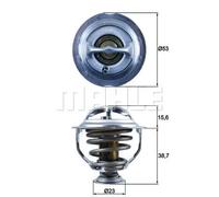MAHLE TX 123 95D Termostato, refrigerante per AUDI,SEAT,SKODA,VW
