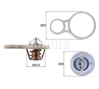 MAHLE ORIGINAL TX 255 91 Termostato motore
