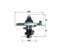 Termostato, refrigerante MAHLE TX 36 85D