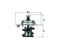 Termostato TX 7 83D MAHLE per MAZDA TOYOTA HONDA SUZUKI KIA