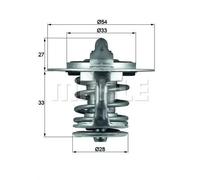 MAHLE ORIGINAL Termostato motore