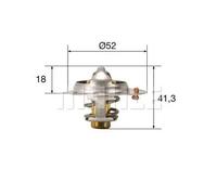 Termostato, refrigerante MAHLE TX 85 82