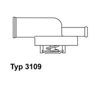 Termostato Wahler Refrigerante Con Guarnizione 87°C Per Fiat Tipo