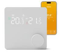 Termostato Wi-Fi programmabile con contatti a secco per caldaia, 230V