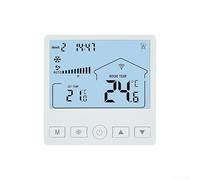 Termostato WiFi 10A per Ventilconvettori e Climatizzazione Centrale, 220V | Controllo remoto tramite per Tuya, vocale, schermo LCD retroilluminato, 1000W 220V, hotels uffici spazi pubblici