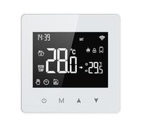 Termostato Wifi a Batteria per Tuya App Controller, Compatibile Con per Alexa, Regolatore Di Temperatura Programmabile per Riscaldamento Della Caldaia a Gas per Telecomando Smart