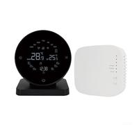Termostato WiFi attivato dalla voce per il pavimento dell'acqua e le caldaie a gas integrazione senza cuciture con per il sistema domestico astuto di Tuya
