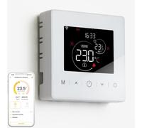 TERMOSTATO WIFI BATTERIA 2 FILI CALDAIA GAS CRONOTERMOSTATO DIGITALE PROGRAMMABI