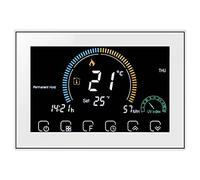 Termostato WiFi Beca BAC-8000ALW Fan Coil intelligente Controllo Condizionatori a 2 Tubi, controllo tramite App Becasmart (Bianco)