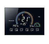 Termostato WiFi Beca BHT-8000GBLW per il Controllo del Riscaldamento Elettrico 16A controllo tramite App My Beca Smart (nero)