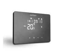 TERMOSTATO WIFI CABLATO NERO - HOMETEMP 127073 - NERO