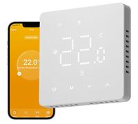 Termostato wifi caldaia a gas,Cronotermostato programmabile settimanale intelligente，termostato controllo con Tuya samrt compatibile con Google Assistant e Alxe,Termostato ambiente digitale TGM-50WPB