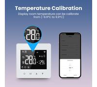 Termostato WiFi Calibrazione Temperatura per Caldaia a Gas per Tuya Compatibile