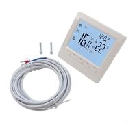 Termostato WiFi digitale LCD per riscaldamento a pavimento elettrico o ad acqua e caldaia a gas, programmabile con controllo vocale e blocco bambini (riscaldamento elettrico a pavimento 16A)