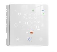 Termostato WiFi intelligente, controllo remoto della temperatura, programmabile, termostato per riscaldamento a pavimento per la casa (bianco)