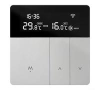 Termostato WiFi intelligente per app Tuya, compatibile con Alexa e per HomeKit, regolatore di temperatura programmabile per riscaldamento elettrico a pavimento, caldaia ad acqua e gas, 16 A