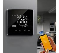 Termostato WiFi intelligente per caldaia a gas e riscaldamento a pavimento, termostato programmabile con WiFi e touchscreen, alimentato a batteria, controllo remoto tramite app, regolatore di