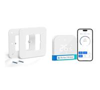 Termostato WiFi Matter Termostato Caldaia Placche a Parete per Scatola 503 | Display touch regolabile, tasti silenziosi, controllo