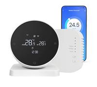 Termostato wifi per caldaia Per Tuya, Smart Cronotermostato da Parete Intelligente, controllo vocale Per Alexa, Termostato programmabile settimanale intelligente