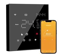 Termostato WiFi per riscaldamento a pavimento elettrico, termostato intelligente programmabile, termostato digitale, supporto vocale Alexa Google Home + telecomando app, WiFi 2,4 GHz