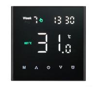 Termostato WiFi Radiante Programmabile con per alexa Google Home - Cronotermostato Digitale Risparmio Energetico per Caldaia Gas 8.6x8.6cm(WiFi 3A Water Warming)