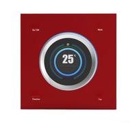 Termostato WiFi Smart per Caldaia con Controllo Vocale e Luce Ambiente - Cronotermostato Digitale Programmabile Compatibile per alexa Google Home per siri Schermo TFT 1.32 Pollici Design (Black)
