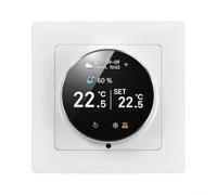 Termostato WiFi Smart per Caldaia con Manopola Rotante e Controllo Vocale per alexa Google - Cronotermostato Digitale Programmabile App Riscaldamento 10x10cm(16A Electric)