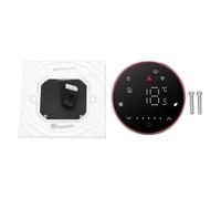 Termostato WiFi Smart Temperature Controller con schermo retroilluminato programmabile display LCD per il di riscalmento del riscalmento del pavimento della casa 86 mm Scatola (Nero)