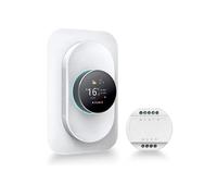 Termostato WiFi TUYA 24V per Pompa di Calore del Sistema HVAC, Regolatore di Temperatura Programmabile Intelligente, Compatibile con Alexa,
