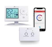 Termostato wifi/wireless ricevente+trasmittente, Alexa e Google, Plikc Ski 2 RFW
