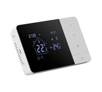 Termostatos Wifi Para Casa - 14 x 8,1 x 2 cm ABS Termostato Inteligente Programable | Control Por Voz APP WiFi Calefacción Y Refrigeración Bloqueo Niños Modo Nocturno Para Hogar Dormitorio Baño Garaje