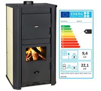 Termostufa A Legna Boiler Camino Prity WD W29D 22,1+9,4kw. ECO DESIGN EEK-A