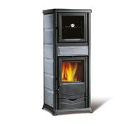 Termostufa a legna nordica termorossella plus forno dsa 4.0 pietra naturale