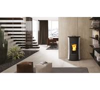 Termostufa a Pellet EdilKamin Modello Cherie H 10 Evo Da 10,5 Kw - Vari Colori