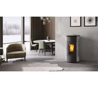 Termostufa a Pellet EdilKamin Modello Cherie H 10 Evo Da 10,5 Kw - Vari Colori