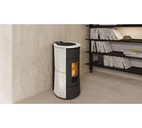 Termostufa a Pellet EdilKamin Modello Cherie H 14 Evo Da 14,2 Kw - Vari Colori