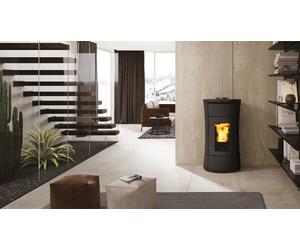 Termostufa a Pellet EdilKamin Modello Cherie H 14 Evo Da 14,2 Kw - Vari Colori