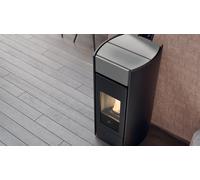 Termostufa a Pellet EdilKamin Modello Myrna H 15 Evo Da 15 Kw - Vari Colori