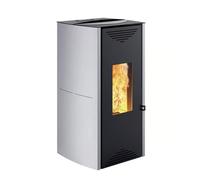 Termostufa a pellet ermetica Caminetti Montegrappa TUGA EP 17kW ventilata in acc