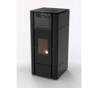 Termostufa A Pellet Idro 18 kW Prometeo Nera C-Line 5 Stelle
