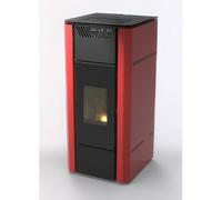 Termostufa a Pellet Idro C Line Air Prometeo 18V Bordeaux 16 kW 5 Ste