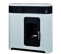 Termostufa a pellet Idro Laminox ELISA PHANTOM 16kW Slim in acciaio verniciato