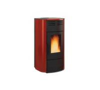Termostufa a Pellet Idro Nordica Extraflame Raffaella H15BordeauxTopGhisa5Stelle