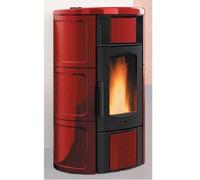 TERMOSTUFA A PELLET ISIDE IDRO NORDICA BORDEAUX O BIANCA O PERGAMENA KW. 21
