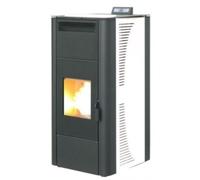TERMOSTUFA A PELLET KING IDRO 20 kW BIANCO O BORDEAUX MADE IN ITALIA