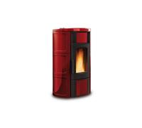 Termostufa a Pellet La Nordica Extraflame mod. Iside Idro H15 18,1 kW Bordeaux
